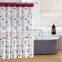 Factory Direct 3d Printed Design Sales High Quality Waterproof Shower Curtain