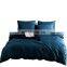 I@home Modern Simple Solid Color 100% Cotton Duvet Cover Bedsheets Bedding Sets
