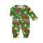 Girl Long Sleeves Playsuit Custom Baby Zipper Romper