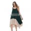 TWOTWINSTYLE Sexy Off Shoulder Spaghetti Strap Party Dress Women