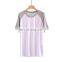 Wholesale Plus Size Modal Raglan Seam two Color Block Mens Crew neck T Shirt