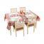 home accessories decoration cotton linen printing table protective cover square merry christmas tablecloth