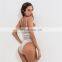 Sexy women's wear in stock V-neck lace hollowed-out onesie lingerie
