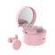 Slocable V5.0 Stereo HiFi Noise Cancelling Wireless Earphone Headphone with Mirror and Phone Holder