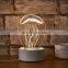 Custom 3D Illusion Lamp Warm White Led Novelty Night Light