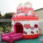 Birthday Cake Inflatable Bouncer Kids Jumping Castle Bounce House Jump Playground