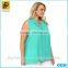 2016 China Wholesale Cheap Hot Sale Summer Lady Plus Size Sleeveless V-Neck Blouse