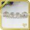Custom wholesale crystal rhinestone iron on applique for bridal sash garter FRA-088