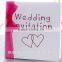 2016 hot selling new wedding invitation card with elegant desings