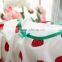 Hot sale sleeveless strawberry printing pattern pajamas girls sleepwear