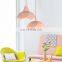 New Products Personalized Iron Geometric Color Hanging Lamp Hotel &Led Lighting Lamp From ZhongShan