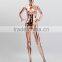Abstract Electroplate Mannequin Female Full Body Plastic Women Mannequin M0022-DY16-G