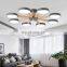 Nordic Art Deco Chandelier Wood Part Hanging Lamp Modern Led Chandeliers for Living Room