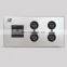 Conference Room Power 3 Pin XLR Electric Aluminum Wall Socket Outlet