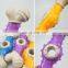 straw and PU sustainable material dog toy bone tooth grinding pet toys with double layers