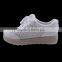 Thick sole breathable sport running shoes for women fashion sneakers from factory