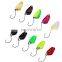customizable metal spoon double color Fishing Tackle Artificial bait fishing bait fishing spoon lure
