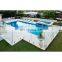 High Quality Balcony Fence Black Matt Swimming Pool Fence Glass Spigot Railing