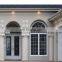 half circle moon window with grill design