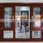 Customised aluminum frames thermal break casement windows with mosquito net design for house