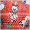 cute animal printed sequin fabric
