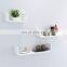MDF Floating Wall Shelf - Set of 3 U Shape Round Corner MDF Wall Racks