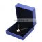 Fadeli Wholesale Custom Logo Royal Blue Pu Leather Jewelry Packaging Earrings Box