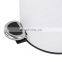 Embossing surface color soft close metal trash can with pedal for kitchen bathroom household