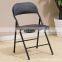 china wholesale custom commercial outdoor stackable metal folding chair chair for wedding party events