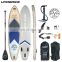 Support Custom Navy Wood Design Inflatable  Sup Stand Up Paddle Board ISUP customized color on eva