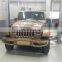 Steel black JL front bumper with LED lights for jeep wrangler JL car bumper
