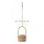 Best Seller Rattan Hanging Planter Set With Seagrass Straw Planter Storage Basket Plant Holder Wholesale