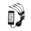 Ce CB SAA TUV C-Tick Certificate 12V6A 4CH Channels CCTV LED AC DC Switching Power adapter