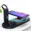 Holder Phone Popular Multifunctional 6 in1 Wireless Charger Fast Charging Dock Stand Desktop Charging Station