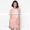 Women comfortable dress with solid color design 2016 summer hotsale fashion ladies dress D306