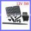 12V 5W White Solar Pump Mini Garden Irrigation Water Fountain Pump System