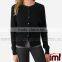 Women's 100% Cashmere Button Front Long Sleeve Crewneck Cardigan Sweater