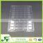 Disposable clear plastic electronic packaging box