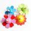 Milk Promotion Toys Flower Spinning Top Wooden Toy for kids