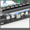 Cat6a Utp Snap-In Unshielded Black Patch Panel