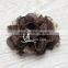 3.75 Inch Chiffon Lace Flower in Pink - Solid Chiffon Flower With Lace- Flower Head for Headbands and DIY Hair Accessories