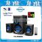 bluetooth speaker with led display super bass portable speaker 2.1 channel bluetooth speaker with lcd display