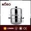 energy stainless steel steamer pot with 4 layer