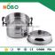 Two Layer Stainless Steel Induction Cooking Steamer Pot