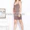 Wholesale Bandage Nude V Neck Dress Celebrity Dress Bodycon for Party