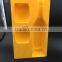 custom blister flocked plastic PS wine tray