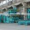 001A efficient roller type steel plate grit blasting machine