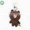 Custom plush toy minium keychains for kids