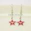 Fashion Women Earrings Jewelry Star Dangle Long Chain Earrings