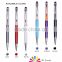 Colorful multi function new crystal stylus ballpoint pen for promotion and gift pen